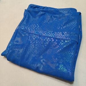 CVG blue full length blue workout leggings